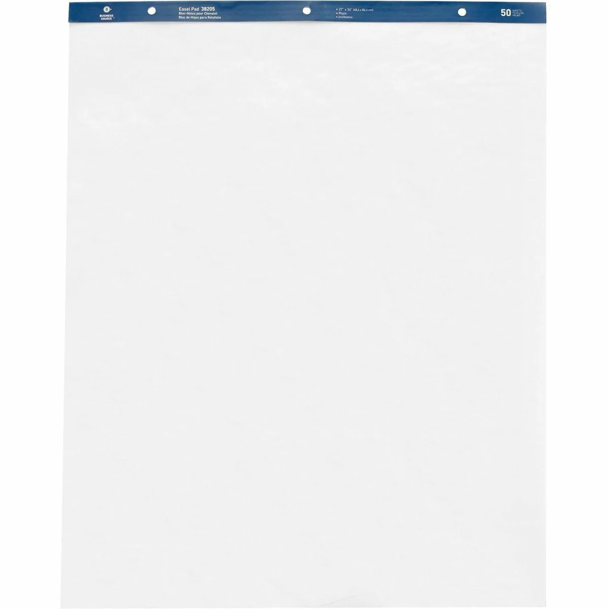 Business Source Business Source 38205 easel pads 27x34 50 sheets 4/CT white — product photo