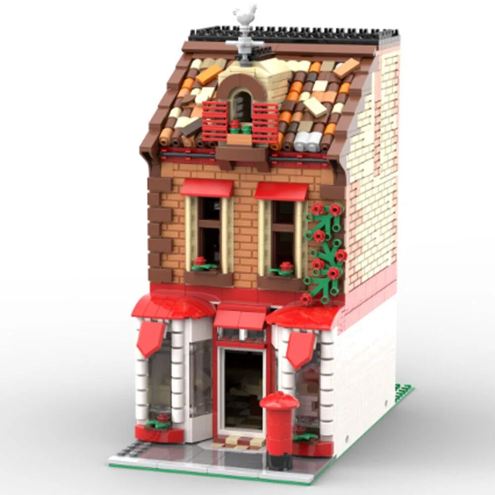 ZITIANYOUBUILD ZITIANYOUBUILD MOC-157391 Village Post Office Modular Building 1811 Parts — product photo