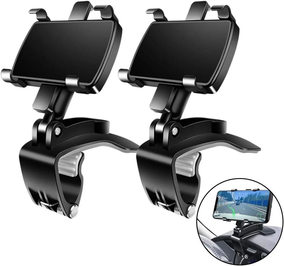 Keyence Keyence Car Phone Mount 2 Pack 360° Rotation Dashboard Clip 2.36-3.54 inch — product photo