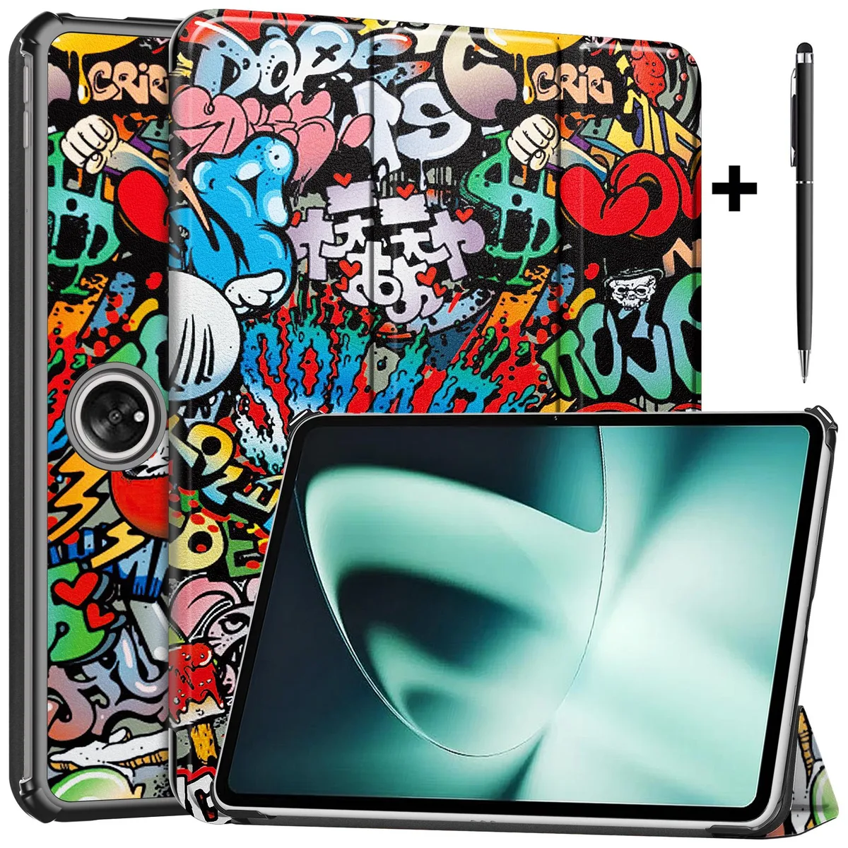 Werleo Werleo laptop case Oppo OnePlus Pad 11.61 inch 2023 Rainbow Red — product photo