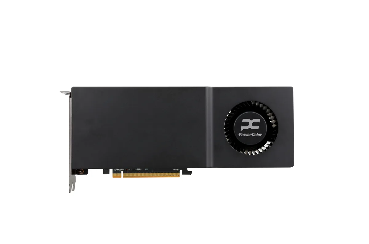 PowerColor PowerColor AI PRO R9700 32G-B 32GB workstation graphics card — product photo