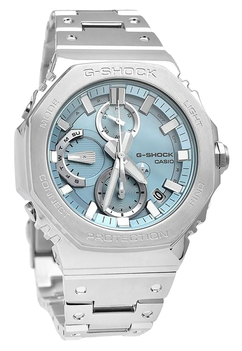 CASIO CASIO G-Shock GMC-B2100AD-2A Ice Blue Dial Solar 200m watch — product photo