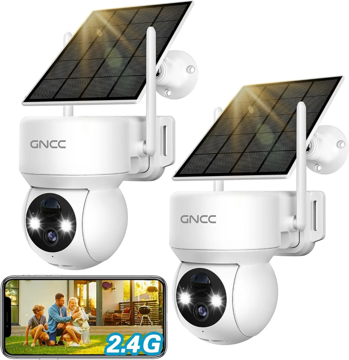  Mi GW30 1080P 2.4G WiFi 355° 90° 5200mAh IP65 1 Camera — product photo