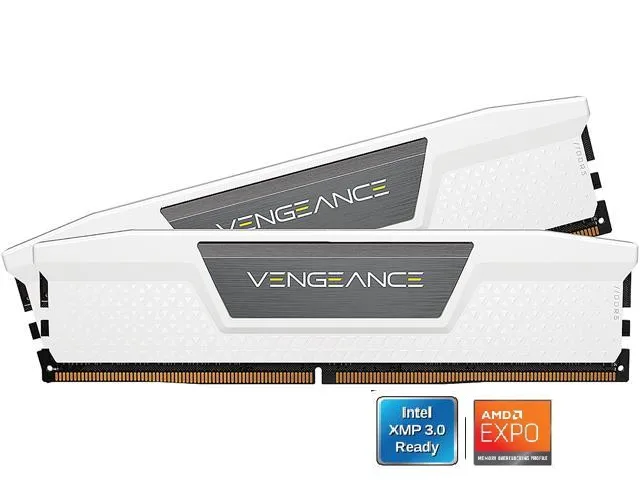 Corsair Corsair CMK32GX5M2B6400Z36W Vengeance 32GB (2 x 16GB) DDR5 6400 CL36 desktop RAM — product photo