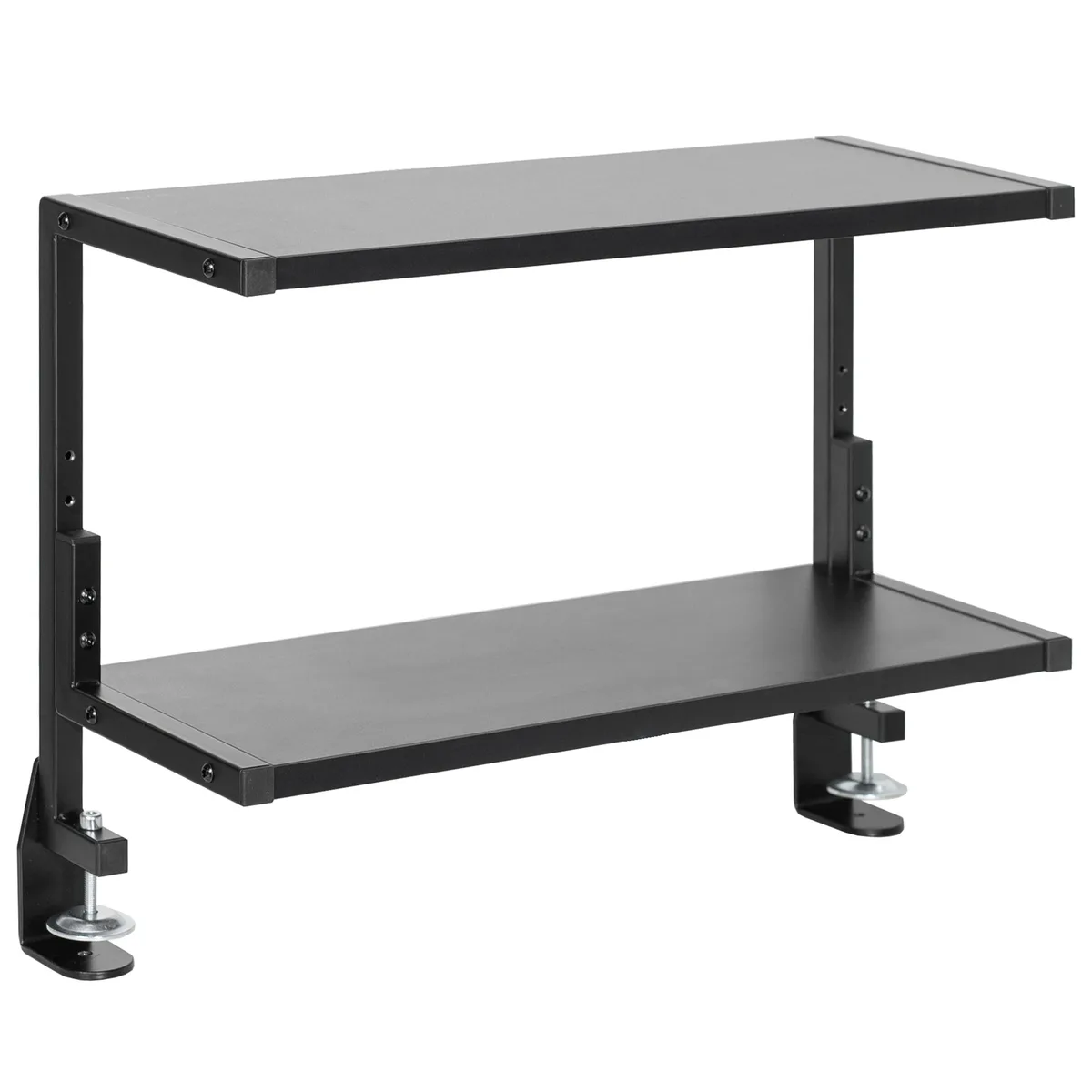 VIVO VIVO STAND-SHELF24C Black Clamp-on 24" 2-Tier Shelf 11 lbs 17" H — product photo