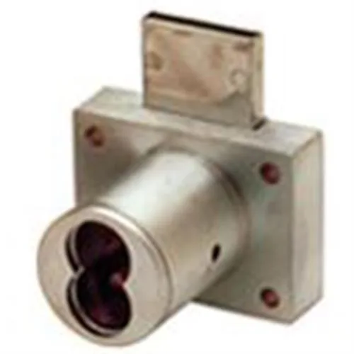 Olympus Lock Inc. Olympus Lock Inc. 721DW-26D Satin Chrome Cabinet Deadbolt Drawer Lock — product photo