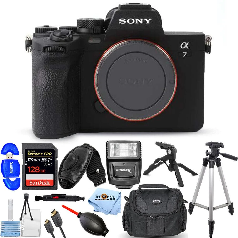 Sony Sony a7 IV Compact Mirrorless Camera ILCE-7M4/B 12PC Accessory Bundle — product photo