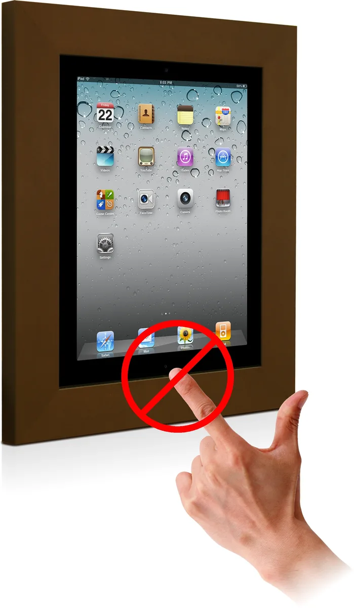 White plastic home button cover with four spacers for iPad Mini 1/2/3