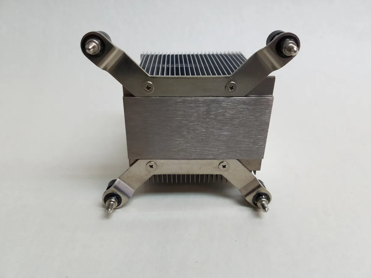 HP 611891-001 processor heatsink assembly for desktop, metal fins and base