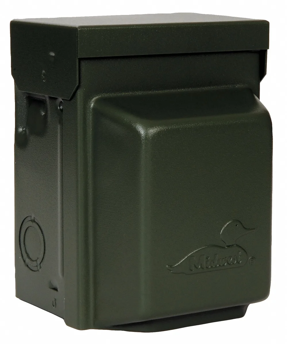 GE GE U010S010GRP Steel Unmetered Surface Power Outlet 20 A 120V AC — product photo
