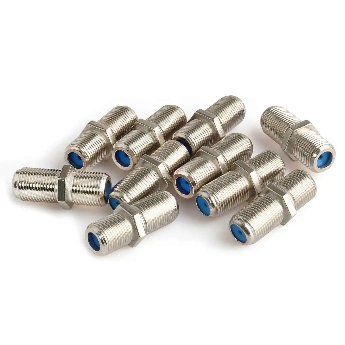 C.P. Company C.P. Company BarrelBlue10pack 10pcs 3GHz F81 Wire Cap Connectors — product photo
