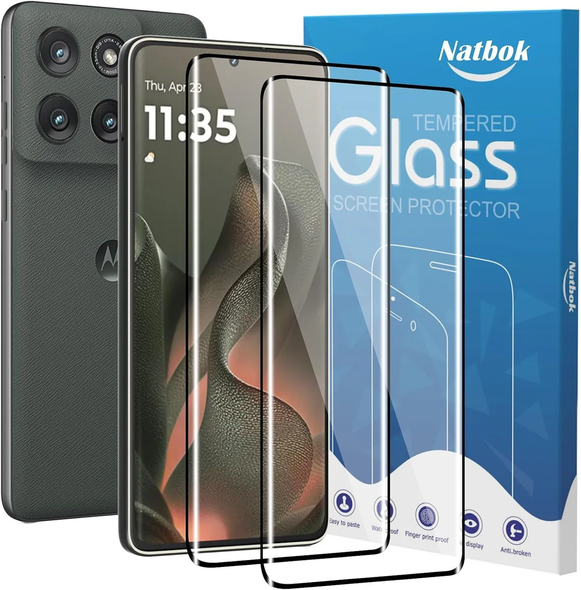 NuoTo NuoTo 2-Pack 3D Tempered Glass Screen Protector for Edge 2025/Moto Edge 60 Fusion/60 Pro — product photo