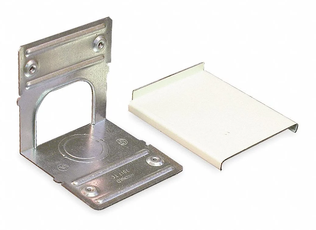 Ivory steel internal corner coupling, 2.75 inch square, single channel