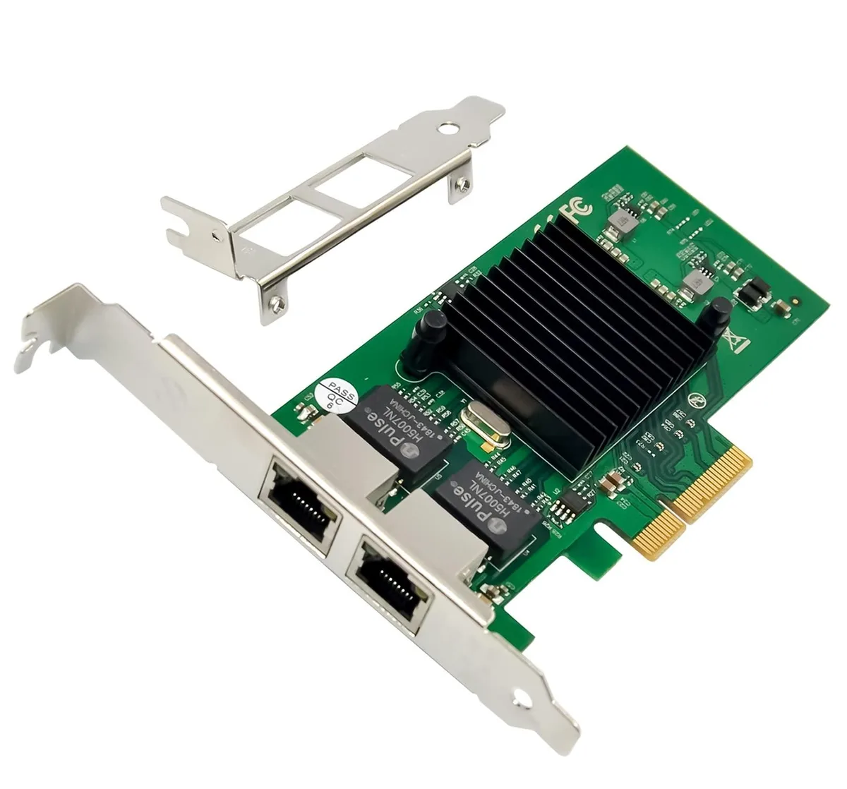 C&N C&N Dual-Port PCIe x4 Gigabit Network Card Intel 82576 — product photo