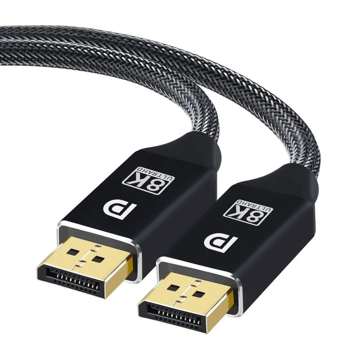 ESTONE ESTONE DP28 DisplayPort 1.4 Cable 6 ft Black — product photo