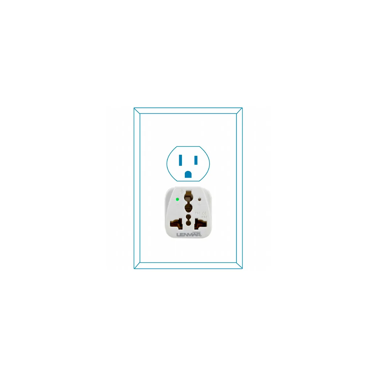 Lenmar Lenmar AC150 travel adapter — product photo