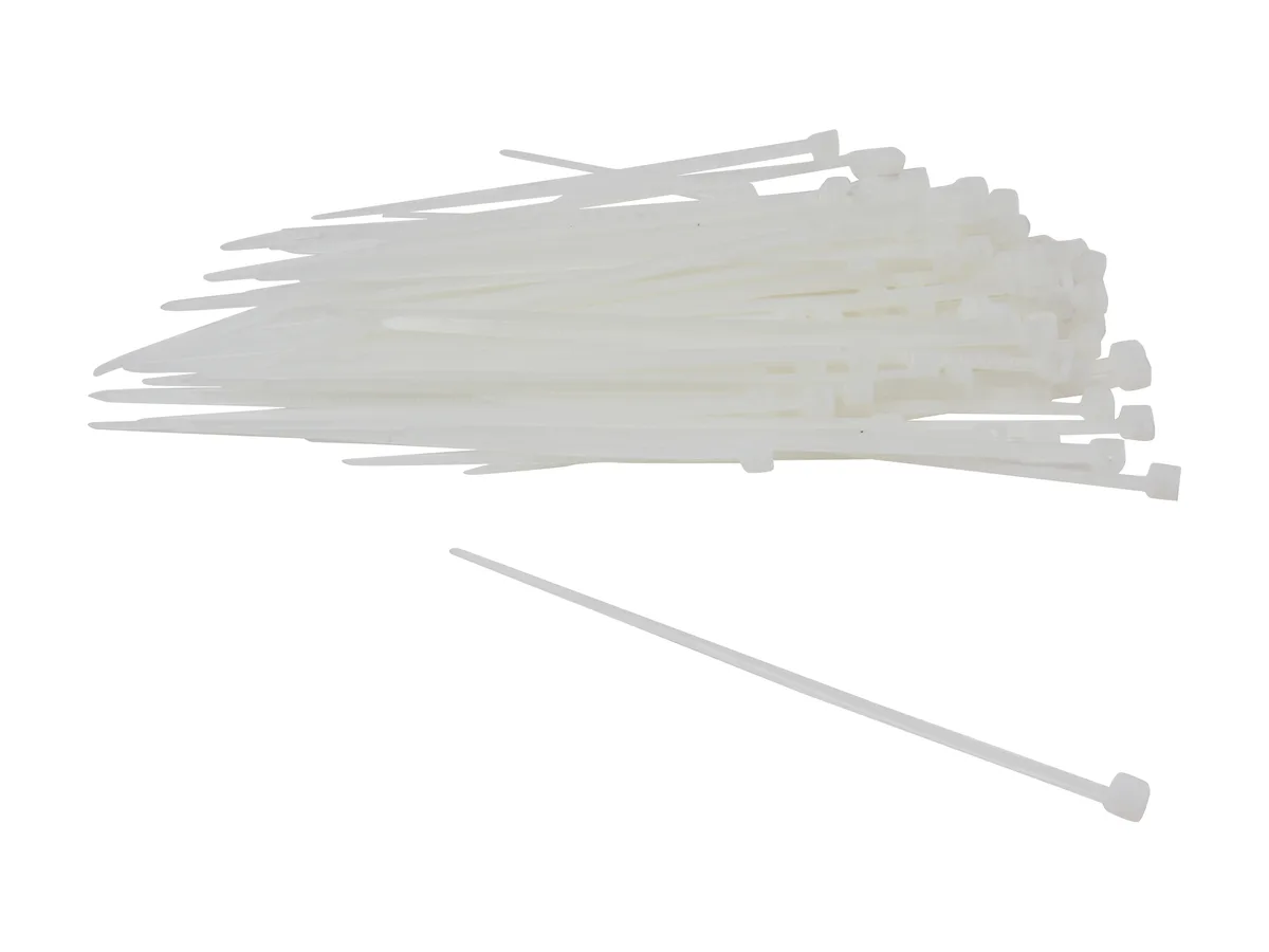 Nippon Labs Nippon Labs CT-4MINI-NA 4" Mini Cable Ties Natural 100pcs — product photo