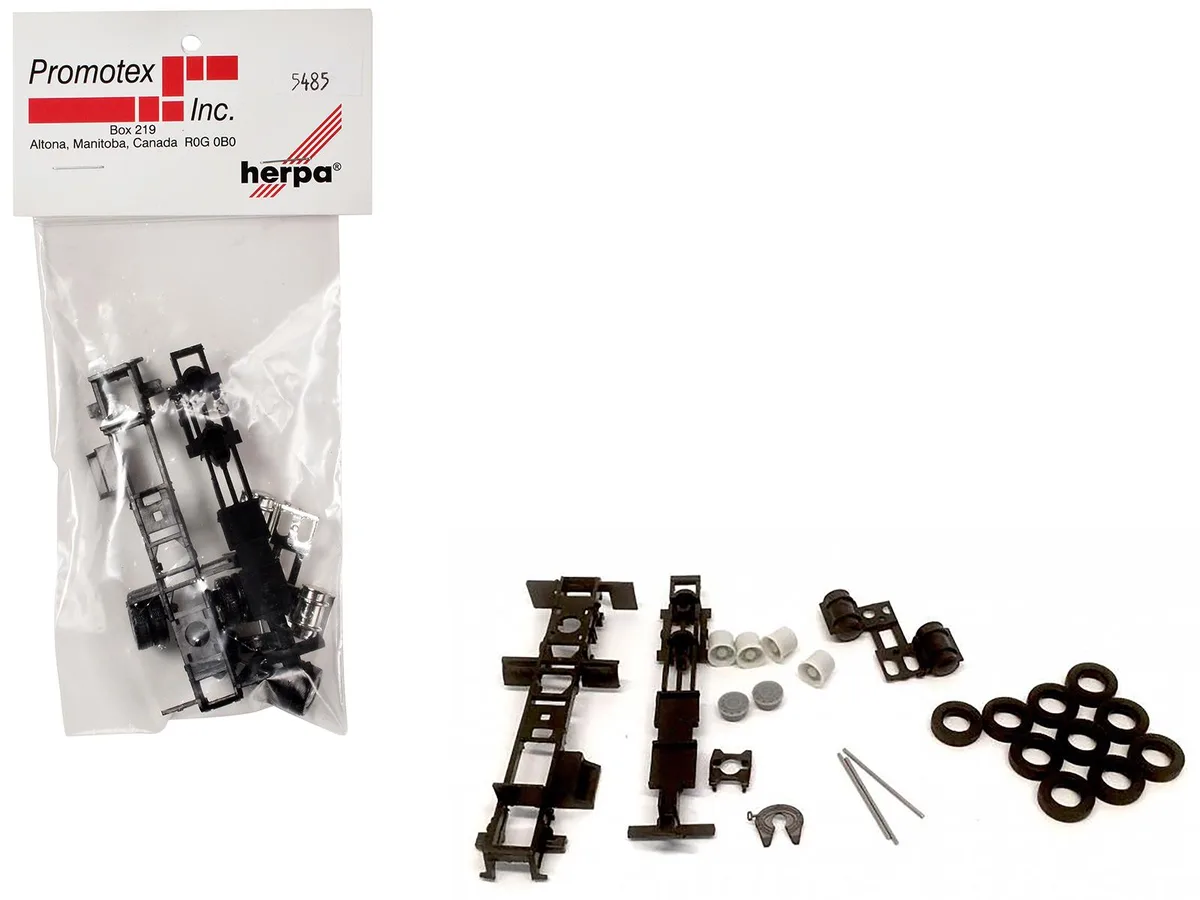 Promotex Promotex Long Chassis Kit for Kenworth, Peterbilt, GMC Cabs 1/87 (HO) Plastic Model — product photo