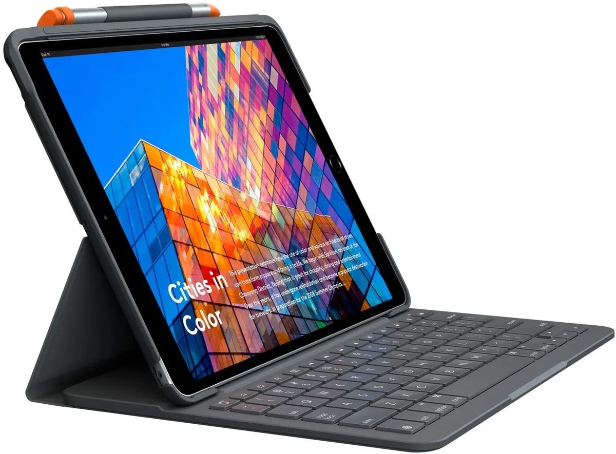 Logitech Logitech Slim Folio Keyboard Case iPad 10.2" Black 920-009473 — product photo