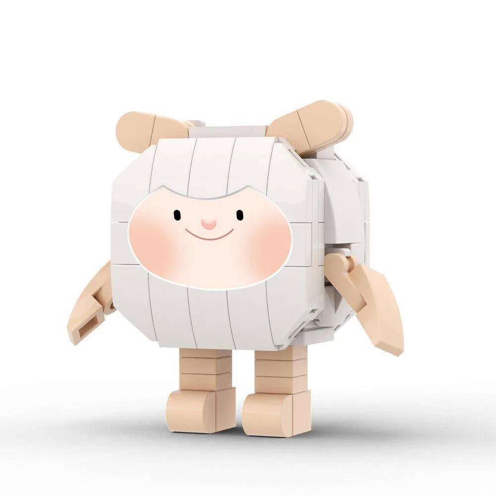ZITIANYOUBUILD ZITIANYOUBUILD Sheep with Round Face 105 Pieces MOC — product photo
