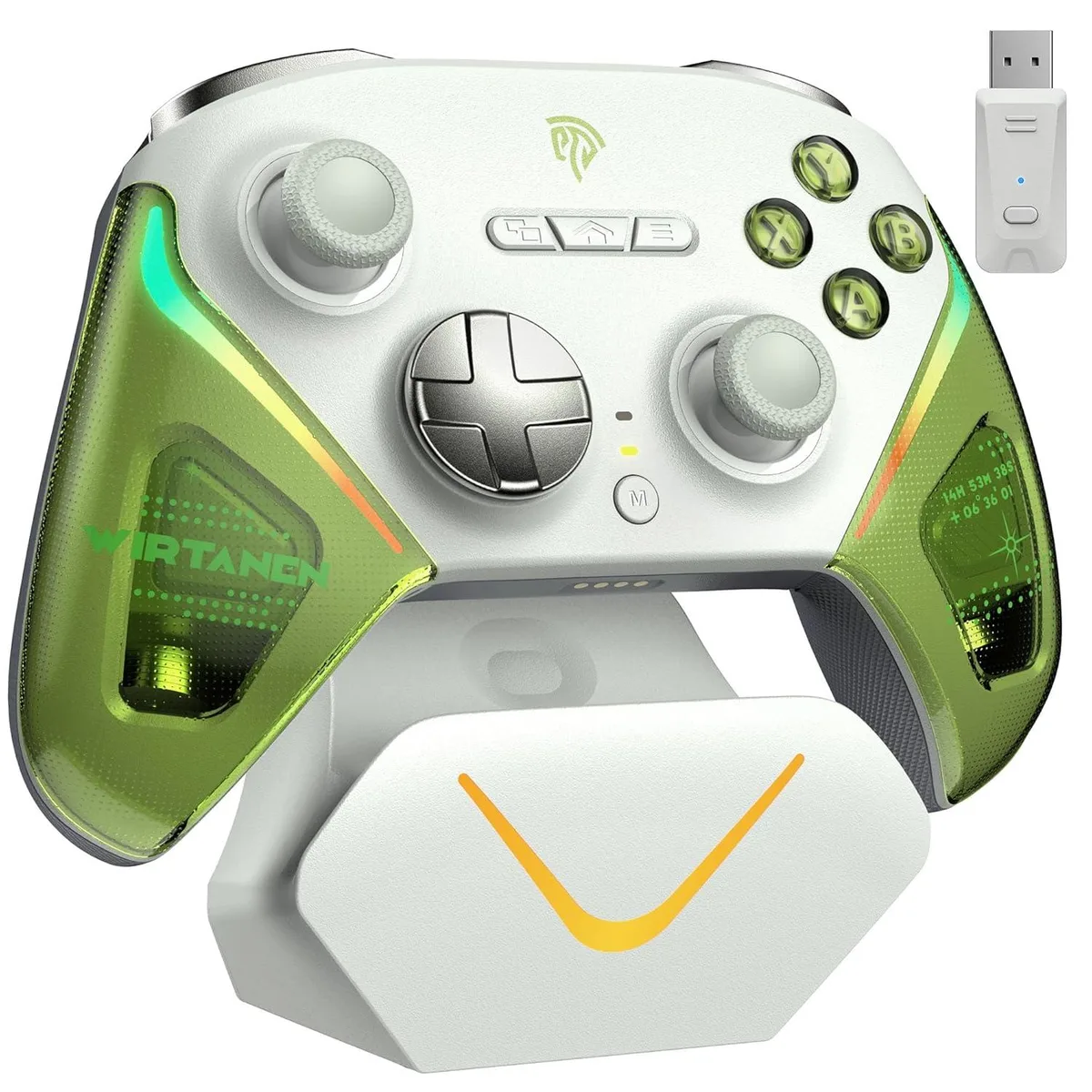 EASYSMX EASYSMX TMR Joysticks Dual-Mode Triggers Mechanical Keys 1000Hz Green game controller — product photo