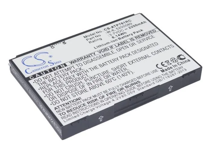 Cameron &amp; Co Cameron &amp; Co DS-CS-ATP781RC 3.7V 2200mAh cell phone battery — product photo