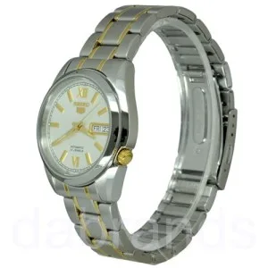 Seiko Seiko 5 SNKL57K1 Automatic Watch White Dial Two-Tone Stainless Steel — product photo