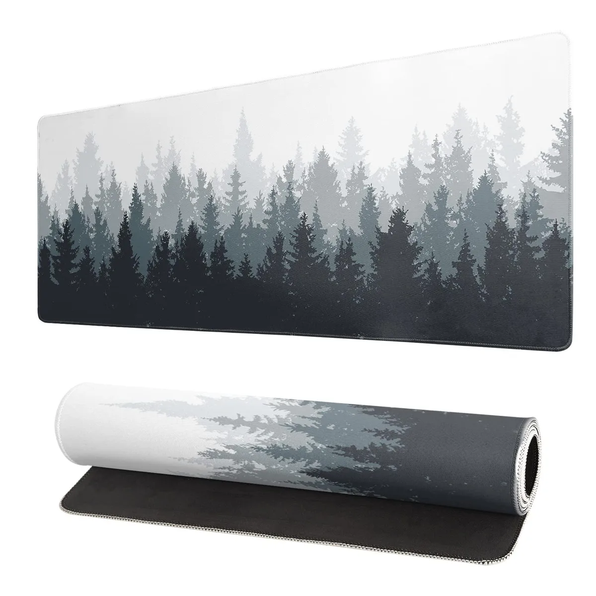 KEHIPI KEHIPI 220818caomp-fmfo Fog Misty Forest mouse pad 31.5x11.8 inch — product photo