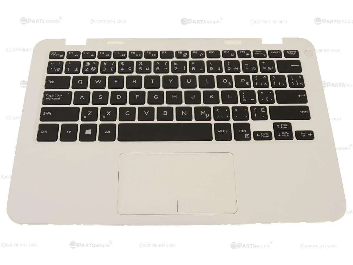 DELL DELL Inspiron 3180 Palmrest Touchpad French-English Keyboard Assembly 71N55 laptop replacement part — product photo
