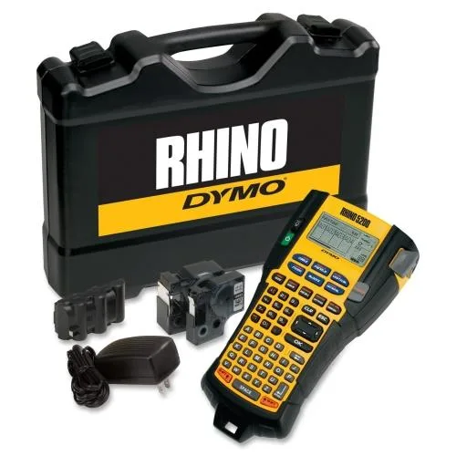 DYMO Rhino 5200 handheld label printer in hard case