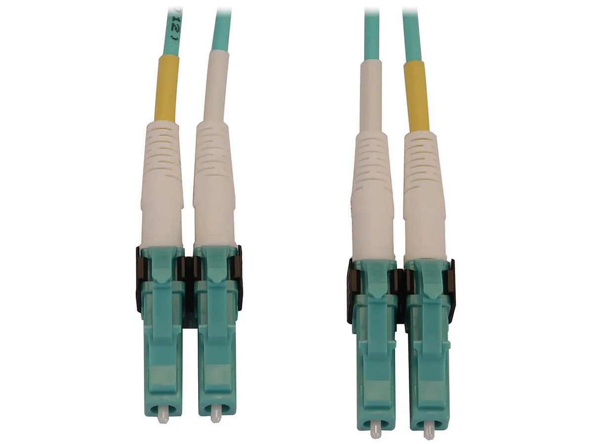 Tripp Lite Tripp Lite N820X-03M-OM4 fibre optic cable 3m OM4 50/125 LC duplex 400G — product photo
