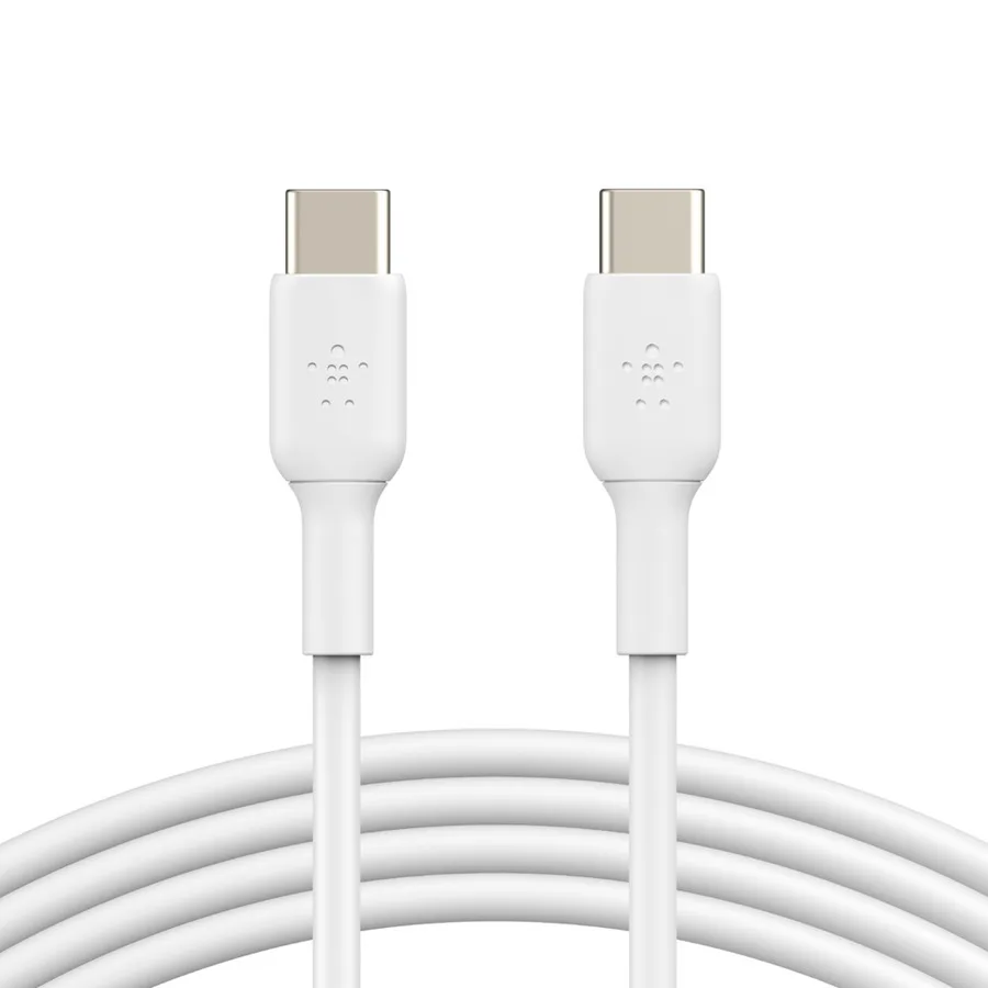 Belkin Belkin CAB003bt2MWH USB-C to USB-C cable 6.6 ft white — product photo