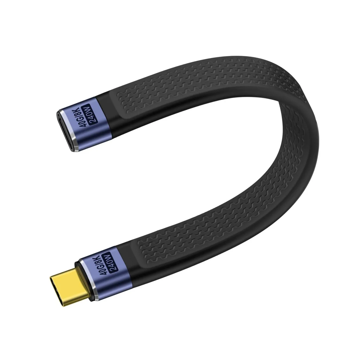 BUCIER BUCIER USB C Extension Cable 40Gbps 240W 8K@60Hz 13 cm — product photo