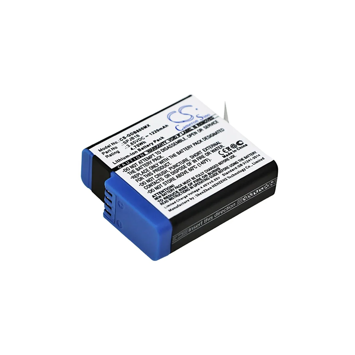 Cameron &amp; Co Cameron &amp; Co DS-CS-GDB800MX camera battery 1.22 Ah — product photo