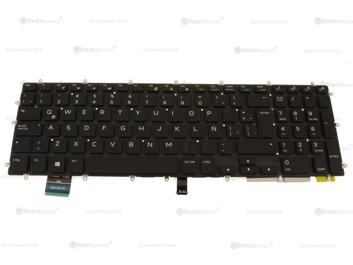 DELL DELL Alienware m17 Spanish Backlit Keyboard NY1M9 — product photo