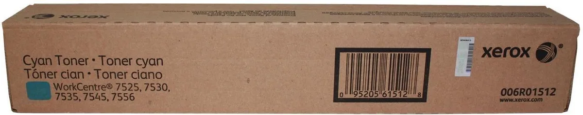 XEROX Xerox 006R01512 Cyan Toner Cartridge 15000 Pages — product photo