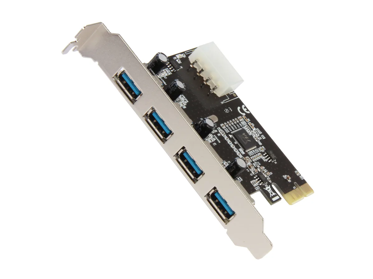 Syba Syba SD-PEX20133 USB 3.0 4-port PCI Express x1 expansion card — product photo
