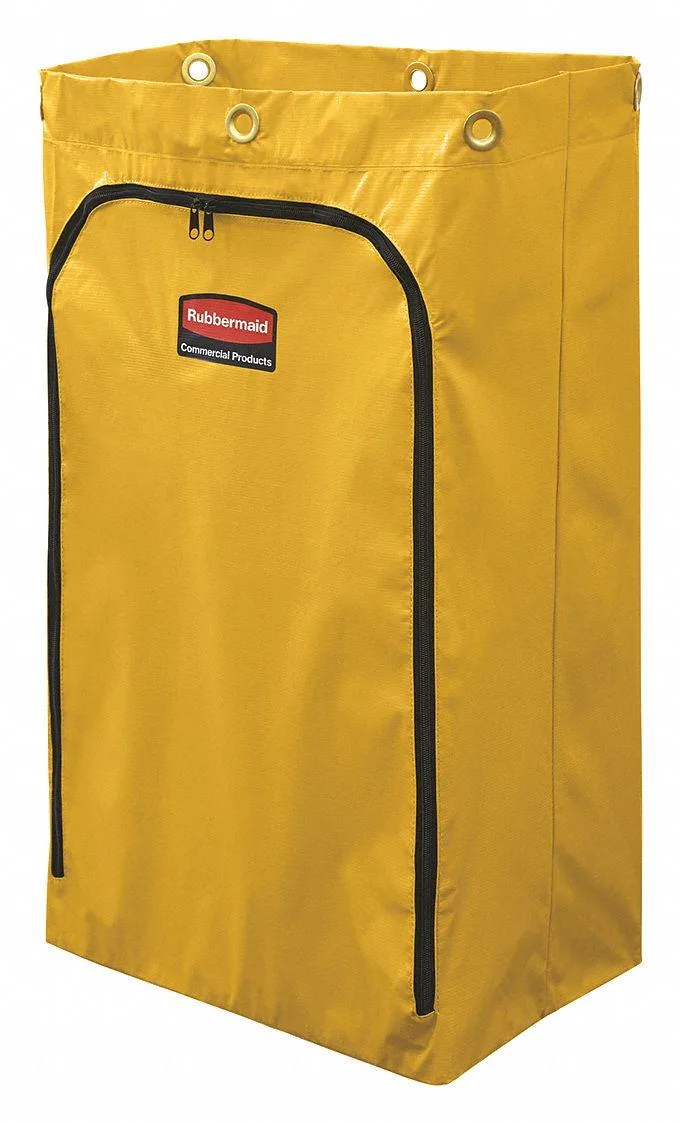 Rubbermaid Commercial Rubbermaid Commercial 1966719 Yellow Vinyl Cleaning Bag 24.00 gal 17.25x6.50x9.13 — product photo