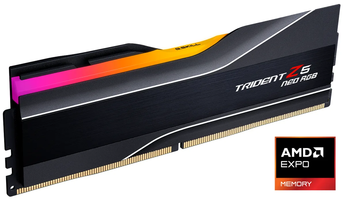 G.SKILL G.SKILL Trident Z5 Neo RGB 16GB DDR5 6000 CL30 F5-6000J3038F16GH1-TZ5NR desktop RAM — product photo