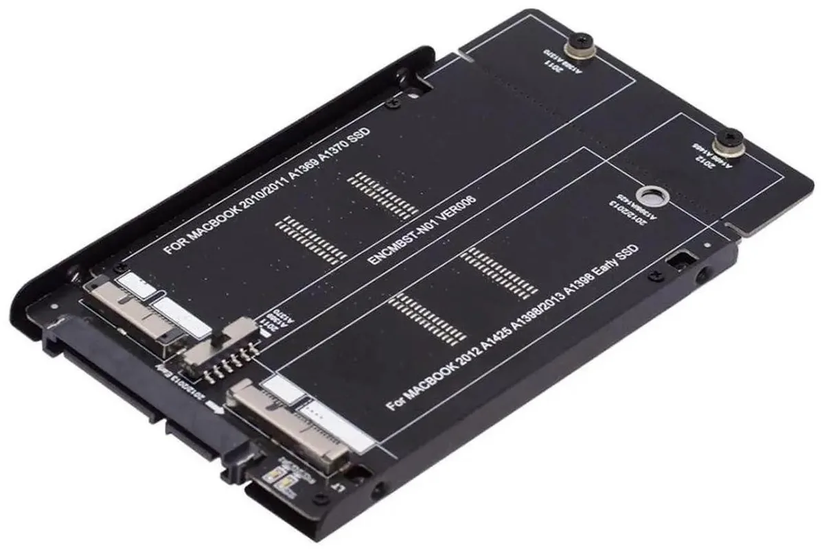 SMUGDESK SMUGDESK 2in1 12+6Pin 17+7Pin Mac SSD to 2.5" SATA Adapter 20102012 — product photo