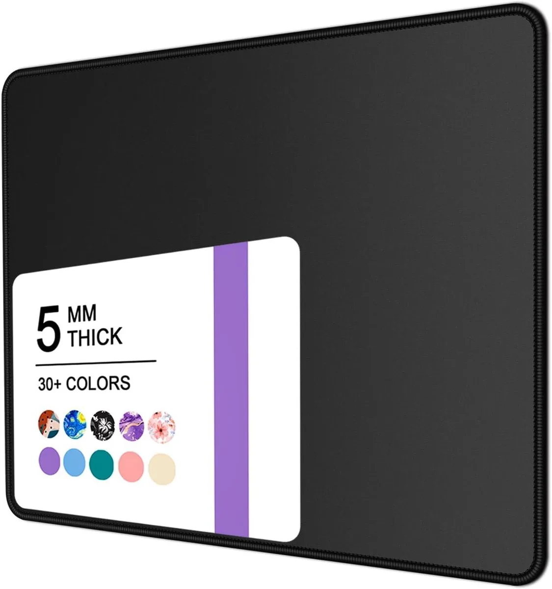 BAOFENG BAOFENG Mouse Pad 8.3 x 10.2 Inch 5 mm Thick Stitched Edges — product photo