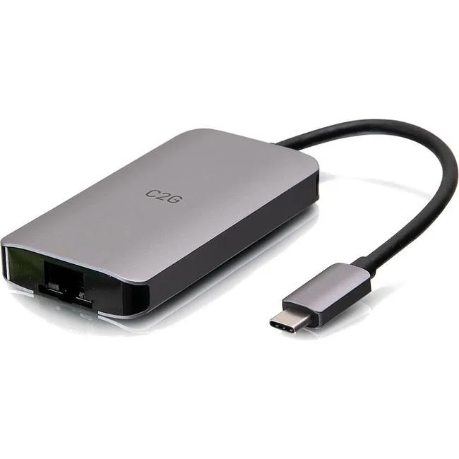 Cables To Go Cables To Go C2G54456 USB-C Docking Station with HDMI, USB-A, Ethernet, USB-C PD 100W — product photo
