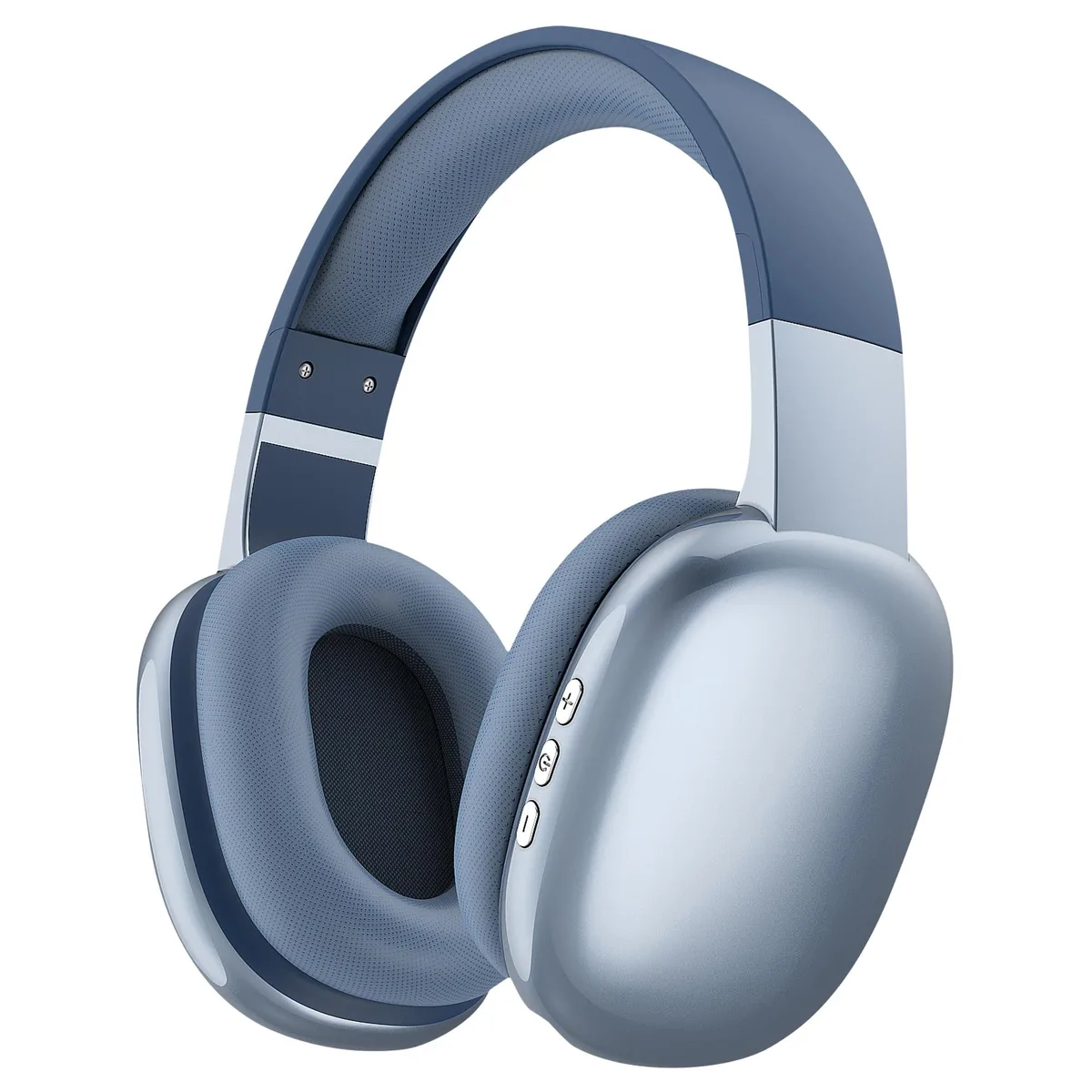 Gabba Goods Platinum Vibe GG-VIBE Blue Over-Ear Headphones — product photo
