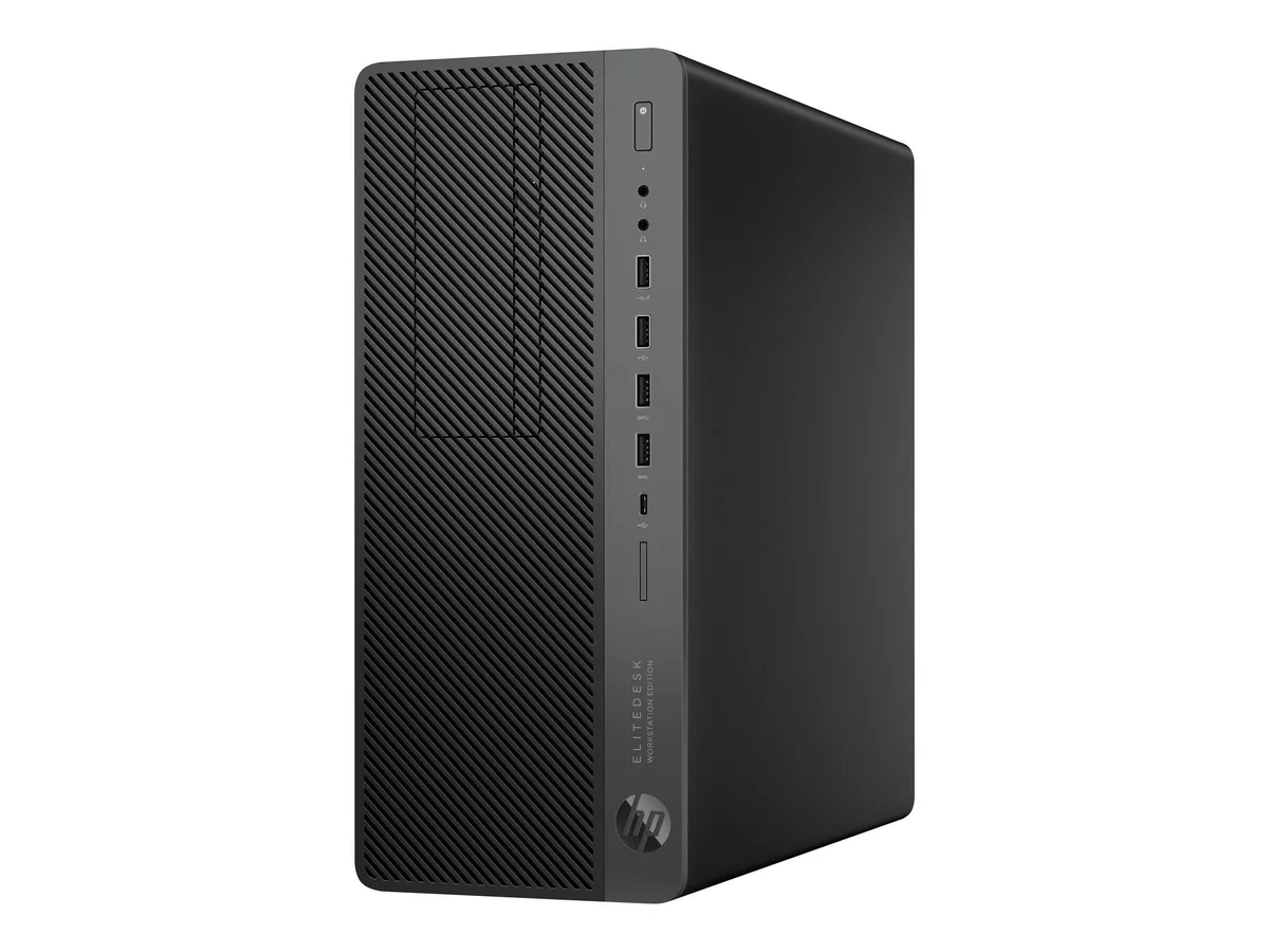 HP HP EliteDesk 800 G4 Tower i3-8300 3.7 GHz 32 GB DDR4 1 TB HDD Quadro P400 Windows 11 Pro desktop PC — product photo