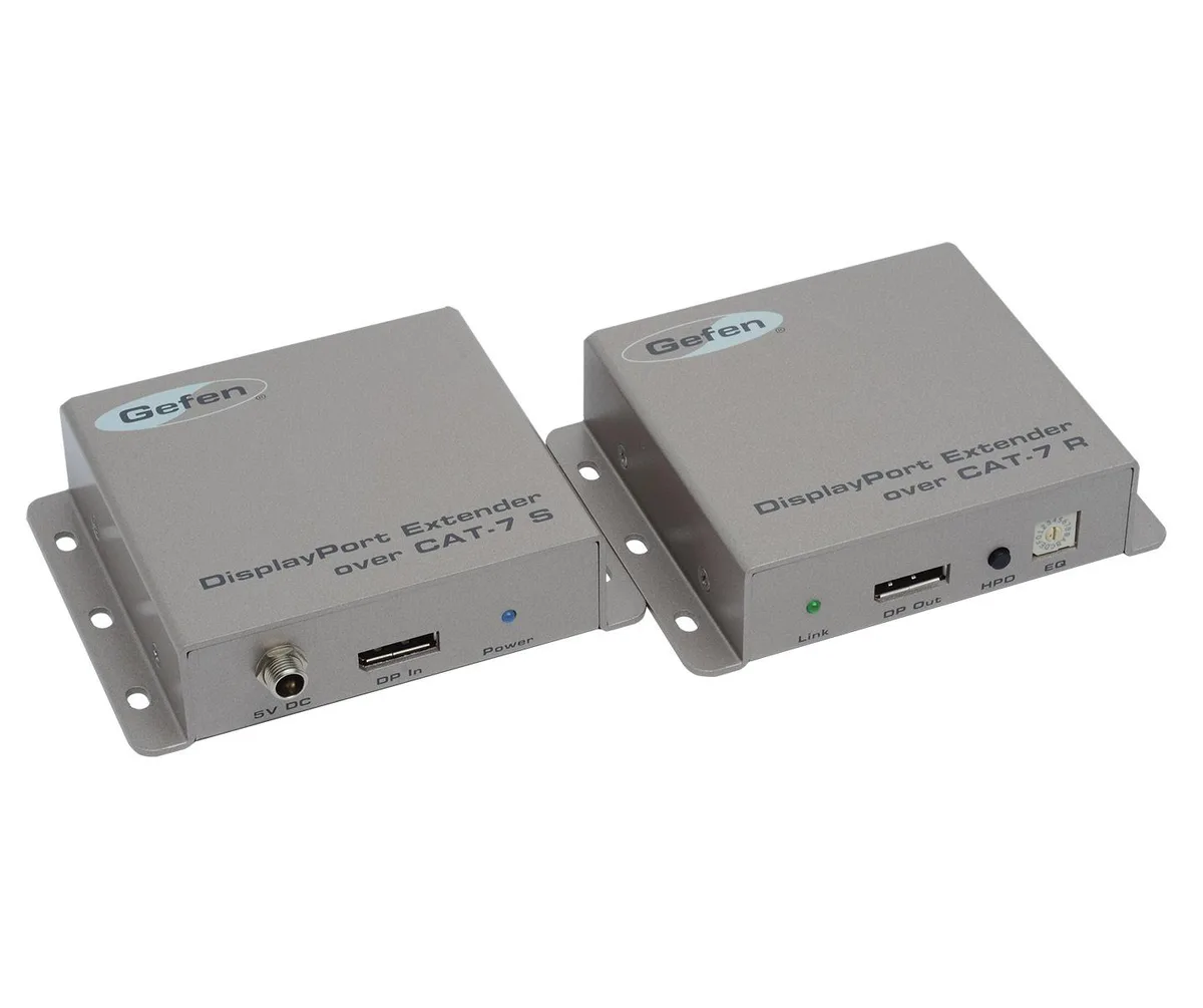 Gefen Gefen EXT-DP-2CAT7 DisplayPort v extender 100 ft 2560x1600 over two CAT-7 cables — product photo