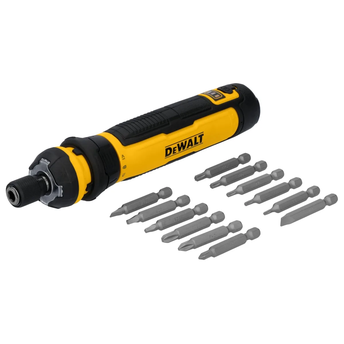  DeWalt DWHT66719 4V cordless screwdriver 12 bits 360 RPM 6.7 lbs — product photo