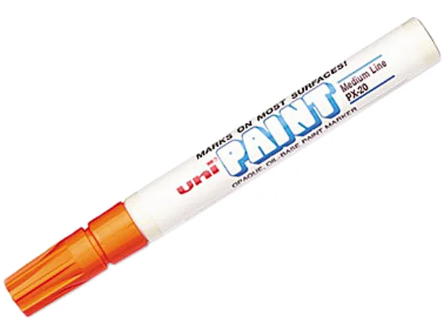 uni-ball uni-ball 63607 Uni-Paint Permanent Marker Medium Bullet Tip Orange — product photo