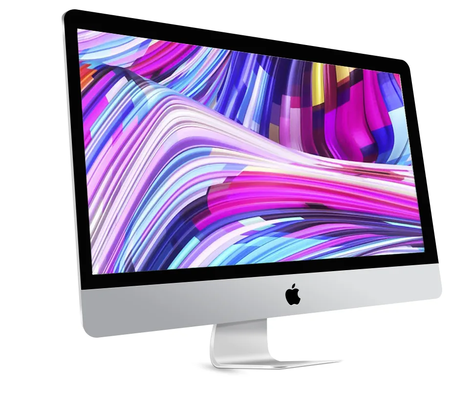 Apple Apple iMac 27" Retina 5K 2019 3.0GHz 6-Core i5 8GB 1TB Fusion Radeon Pro 570X 4GB Silver — product photo