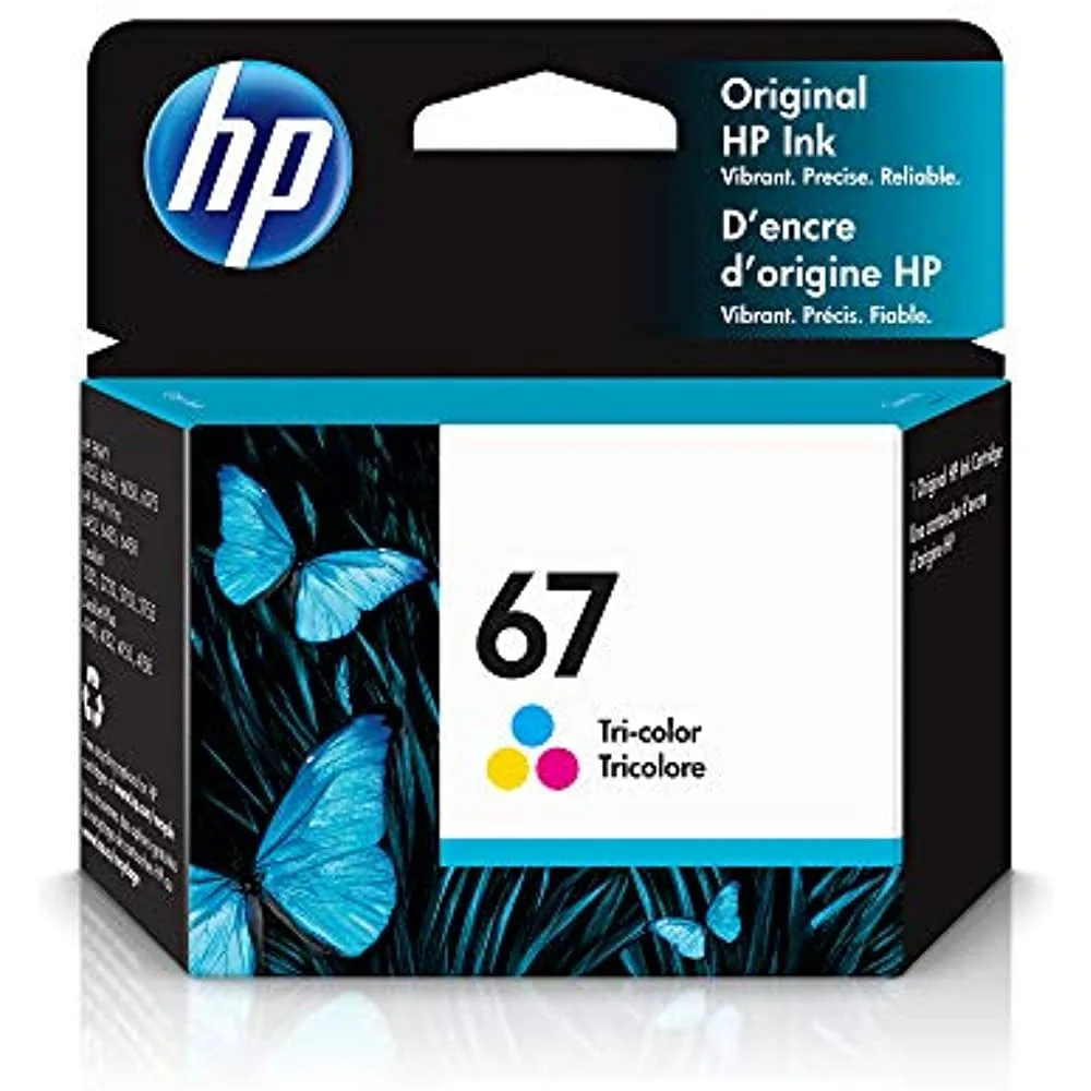 HP HP 67 Tri-Color Ink Cartridge 3YM55AN (100 pages) — product photo