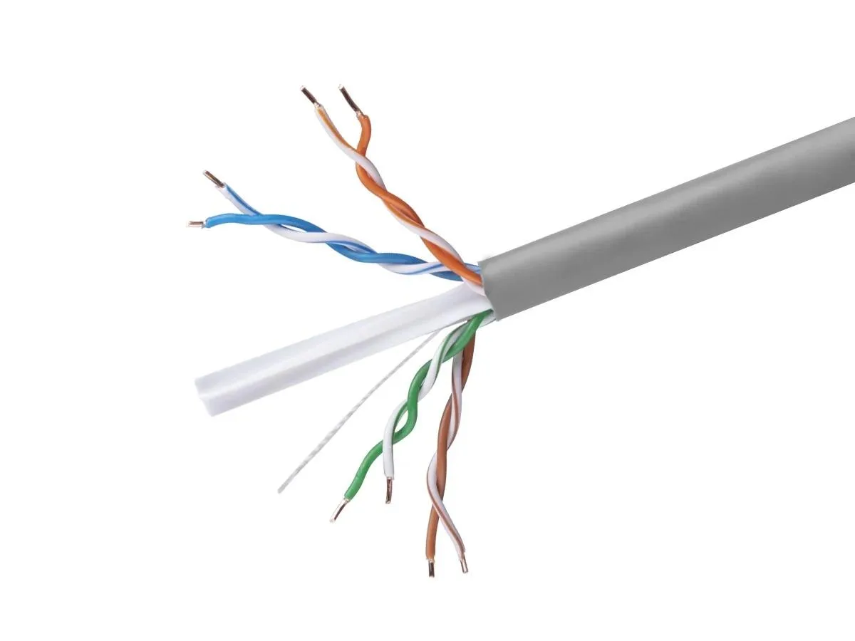 Monoprice Inc. Monoprice Inc. Cat6 Ethernet Bulk Cable 108104 Gray 1000ft 23AWG 550MHz UTP CMR — product photo